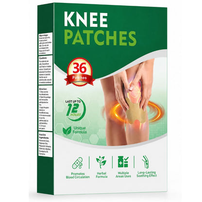 Parches térmicos para la rodilla, 36 unidades