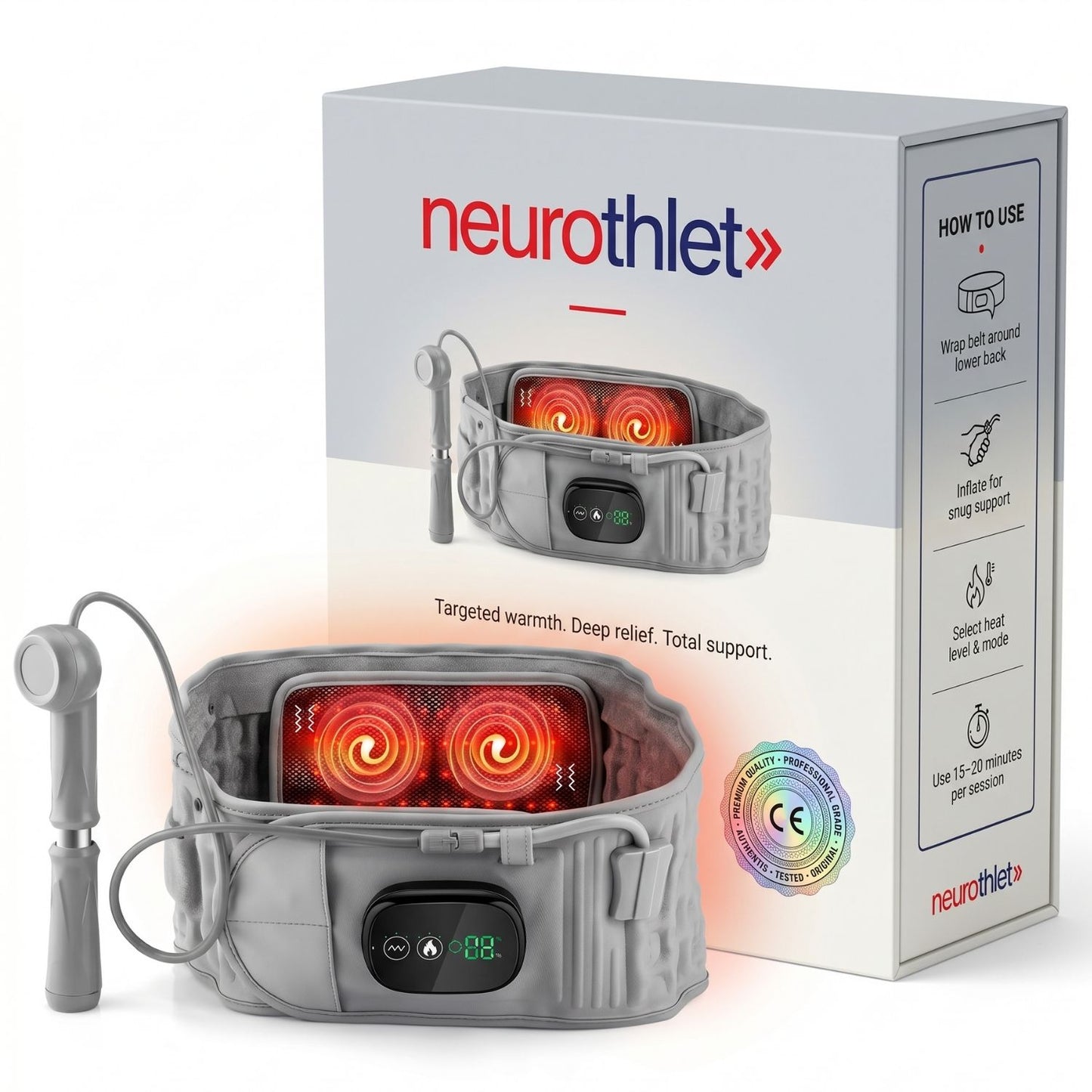 Neurothlet Decompression & Heat Therapy Belt