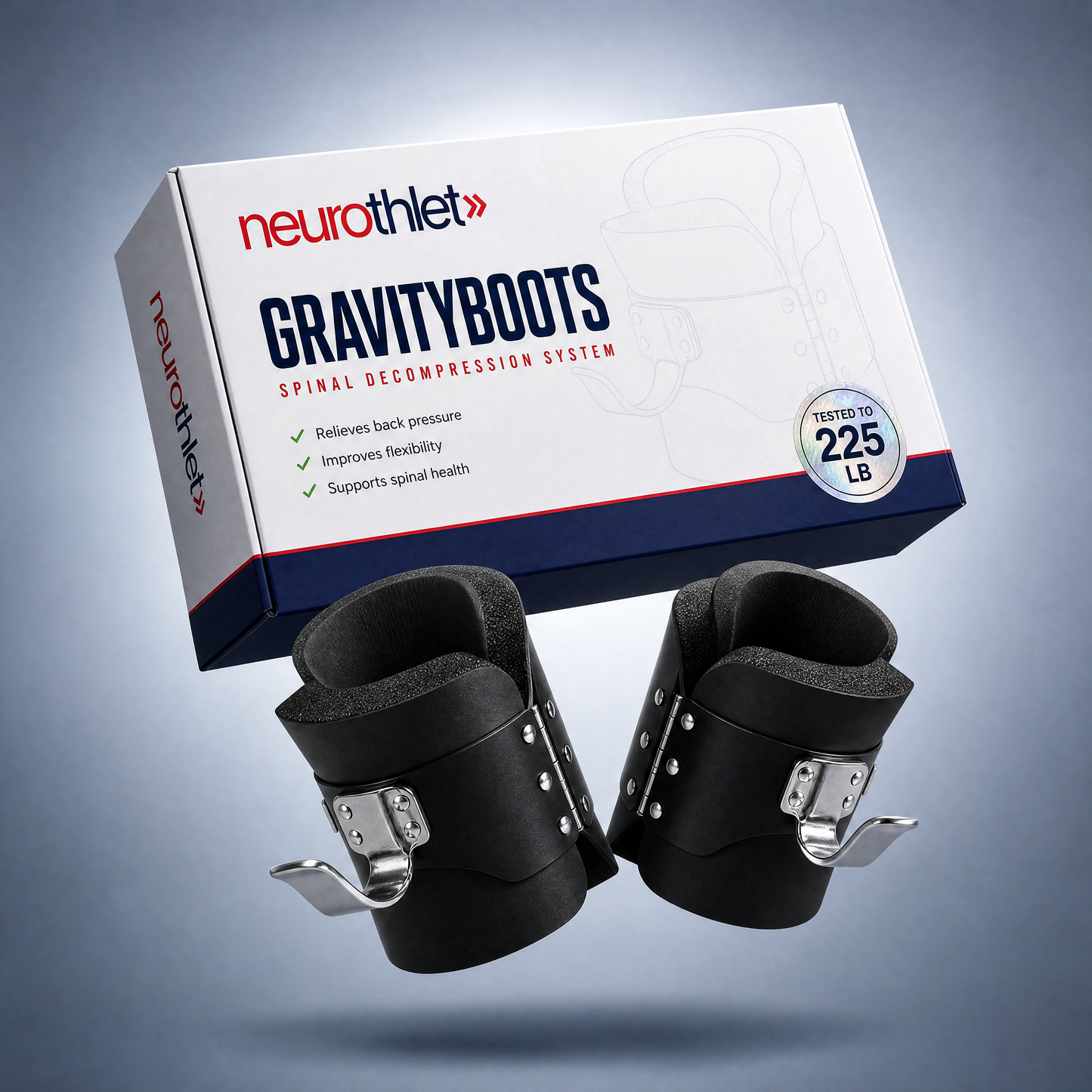 Neurothlet GravityBoots with the retail box