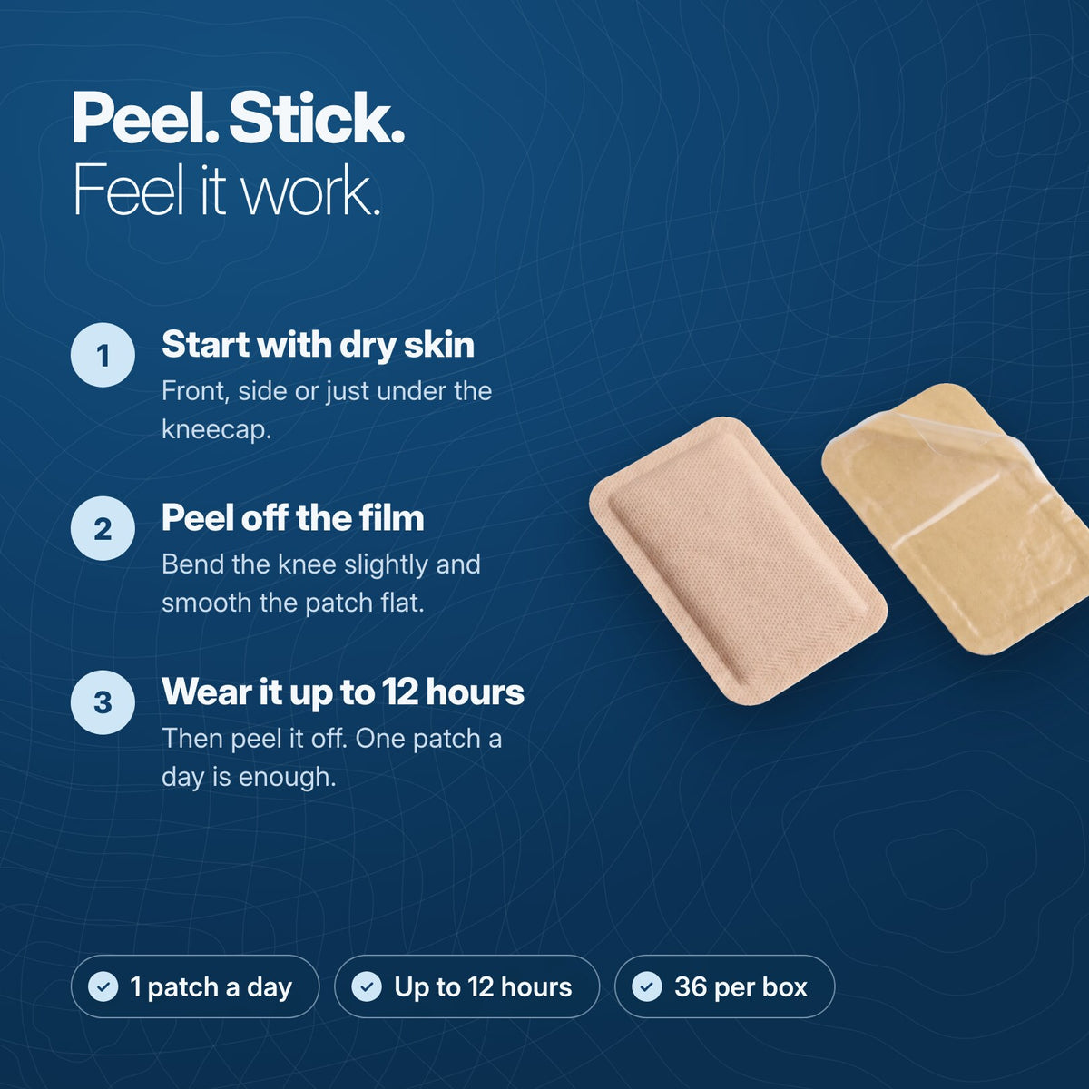 Knee Warming Patches
